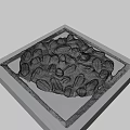 Detailed Trilobite Fossil Model Display With Intricate Shell Patterns And Arrangement
