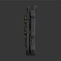 Black And Yellow Tactical Gear Bag With Handle Tripod And Small Case For Daily Use