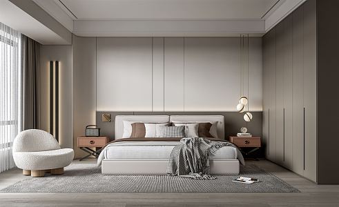 Modern Bedroom 3d model