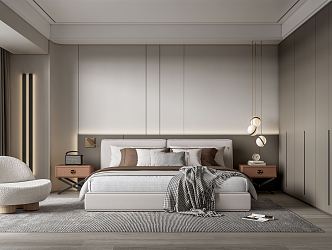 Modern Bedroom 3d model