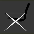 Modern Gray Leisure Chair With Metal Frame And Comfortable Seat Design