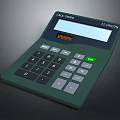 Modern Calculator Electronic Calculator Casio Calculator 3d model