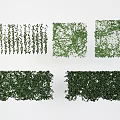 Vine Decorative Wall Panels With Various Green Leaf Patterns And Dense Coverage