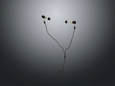 In-Ear Headphones Apple Headphones Bluetooth Headphones 3d model