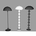Simple floor lamp Spherical floor lamp Creative floor lamp 3d model
