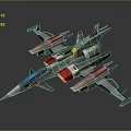 Aerospace Spacecraft Design With Red Silver Blue Sections And Engine Components