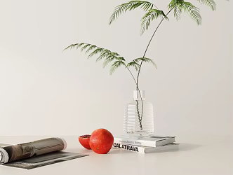 Modern ornaments combination 3d model
