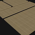 Light Color Wooden Flooring Planks With Natural Wood Grain And Smooth Surface