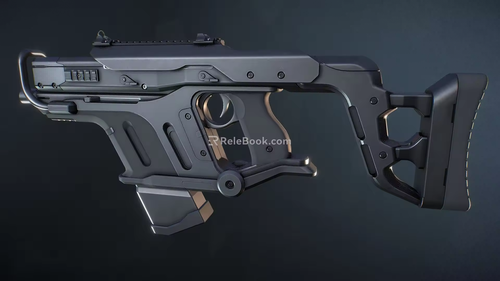 Weapon submachine gun 3d model