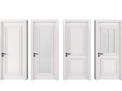 Modern swing door single door combination model