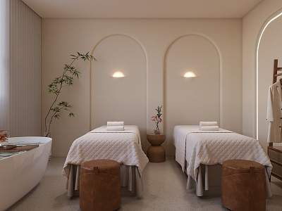 Modern Beauty SPA Health Club Room Beauty Health Club Room 3d model