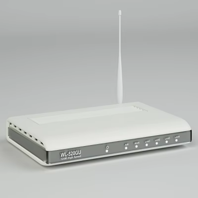Router 3d model