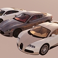 luxury car 3d model