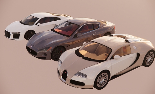 luxury car 3d model