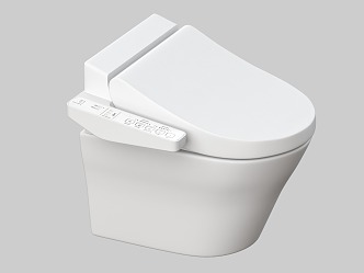 Intelligent toilet 3d model