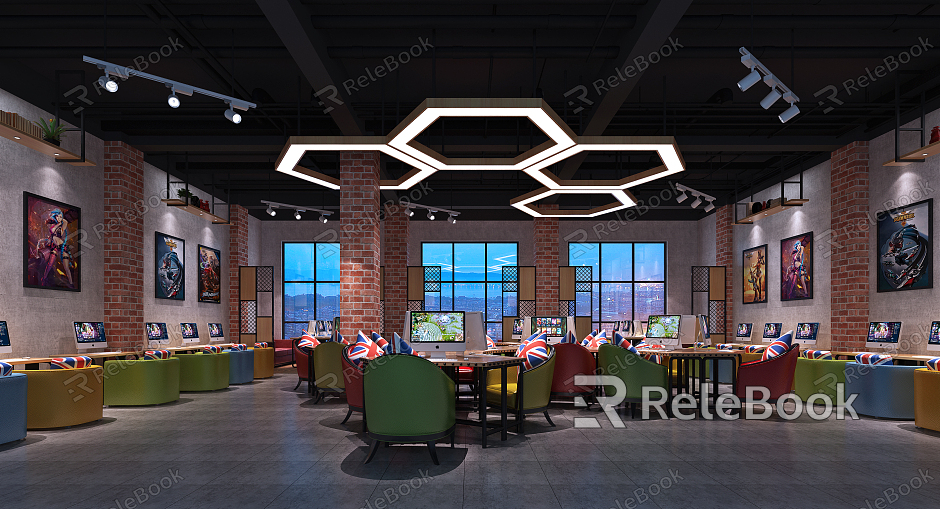 INDUSTRIAL LOFT Cafe model