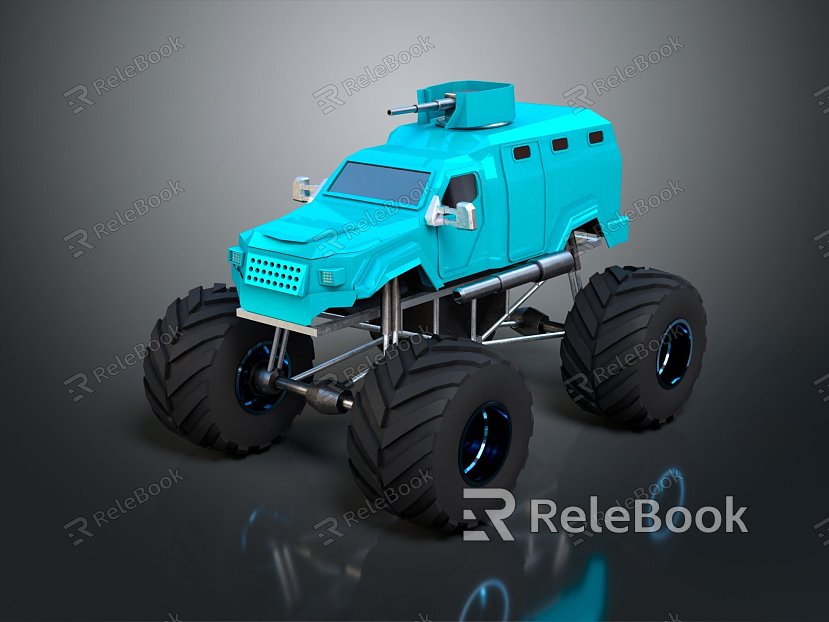 Modern Toy Car All-terrain Vehicle Four-wheeler Beach Car model