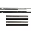 Various Color Drawer Slides With Different Designs For Furniture Hardware