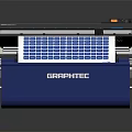 Graphtec Digital Cutting Plotter with Media Roll and Control Panel 3d model