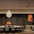 New Chinese-style private room large box 3d model