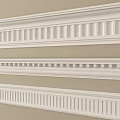 Different Crown Molding Patterns For Interior Wall Decoration And Home Styling 3d model