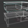 Modern White Black TV Stand and Dark Wooden Coffee Table With Storage Drawer and Compartments