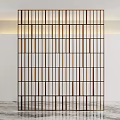 Modern Partition Metal Hollow Partition Metal Screen 3d model