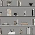 Modern ornaments combination 3d model