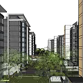 architectural landscape integration 3d model