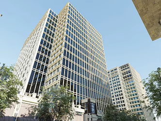 Modern Office Building Neoclassical Commercial Complex High-rise Office 3d model