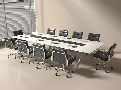 Modern Conference Table Conference Table and Chair 3d model