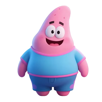Patrick Animation Movie Character 3d model