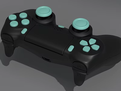 Game handle 3d model