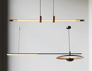 Modern chandelier 3d model