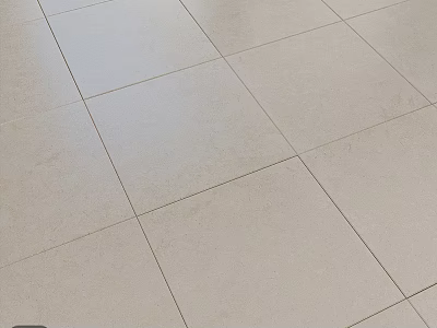 Modern Beige Floor Tiles With Smooth Surface For Interior Design Use 3d model