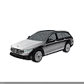 Modern Silver Mercedes-Benz Station Wagon With Black Roof And Stylish Black Wheels
