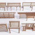 Various Wooden Pergola Designs With Lattice Tops And Slatted Structures