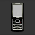 Classic Nokia Mobile Phone Featuring Display Screen And Keypad On Stand 3d model