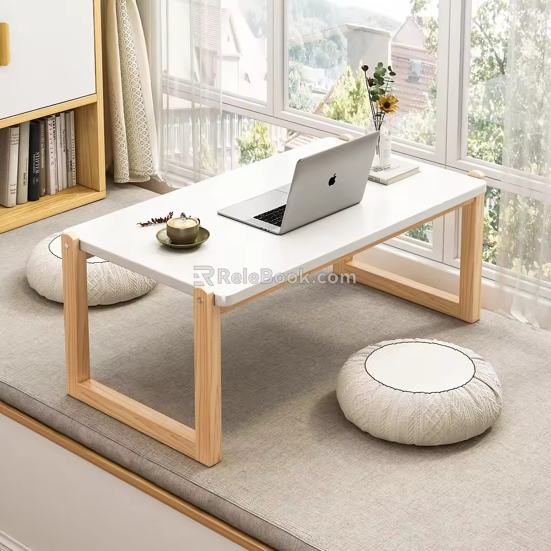 Modern Table Bay Window Table 3d model