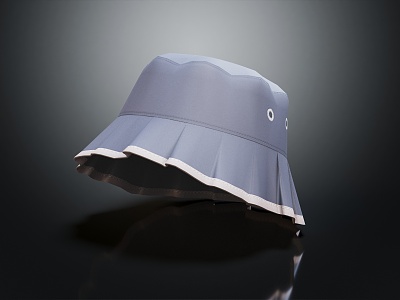 Modern Hat Women's Hat Fashion Hat 3d model