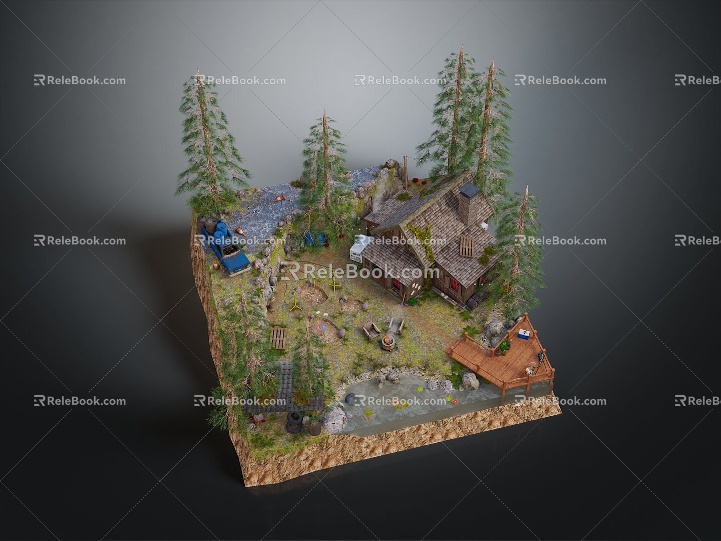 Game Environment Game Scene Fairy Tale Scene Fairy Tale Magic Scene Magic Item Fantasy Scene 3d model