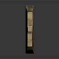 Modern broom 3d model