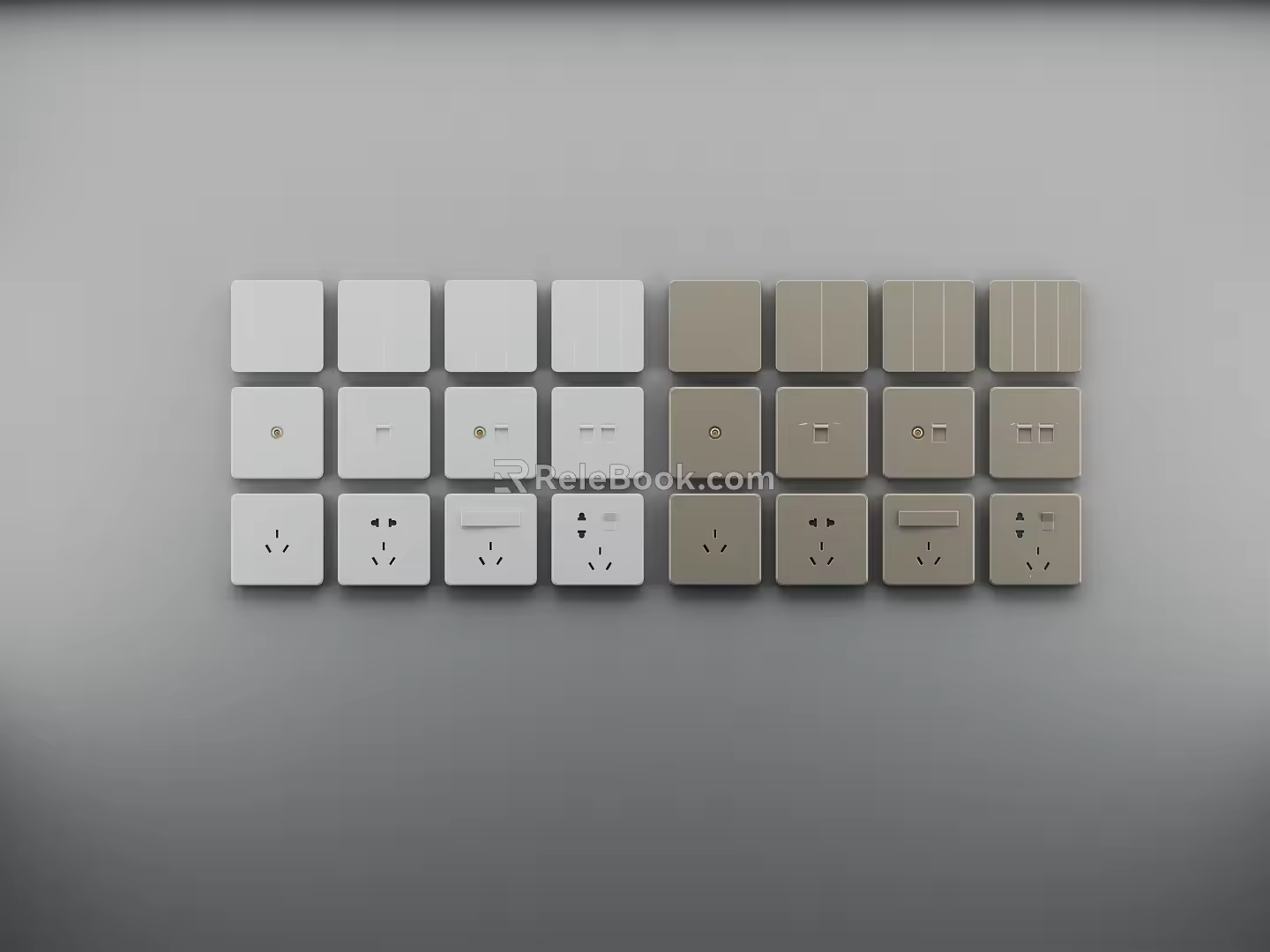 Modern Switch 3d model