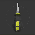 Professional Hardware Screwdriver With Black Yellow Ergonomic Anti Slip Handle For DIY Projects