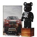 Modern Violence Bear Rolls-Royce Violence Bear Kurinan Violence Bear Building Blocks Bear Ornaments Light Luxury Decorative Decoration 3d model