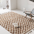 Modern Square Carpet Carpet 3d model