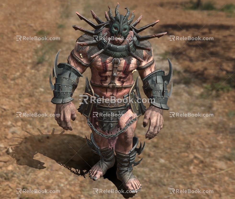 Zombie Mutant Monster Giant Man-eating Behemoth 3d model