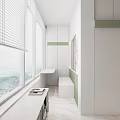 Light Luxury Apartment Open Kitchen Interior Design With Modern Island And Cabinets