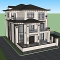 New Chinese Villa 3d model