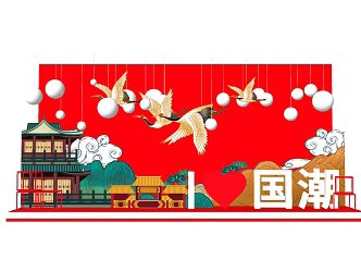 New Chinese style window 3d model